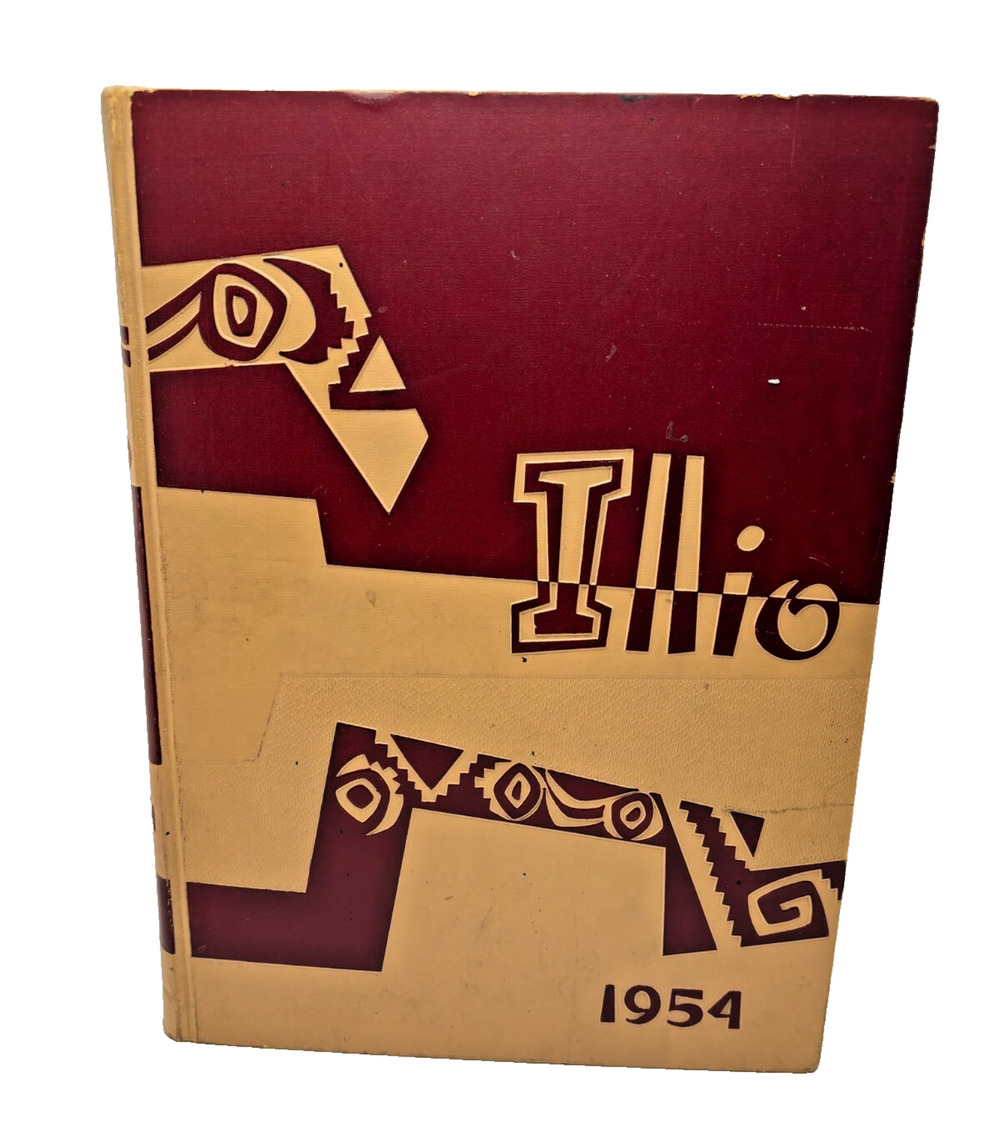 1954 University Of Illinois ( ILLIO ) Year Book In Very Good Condition